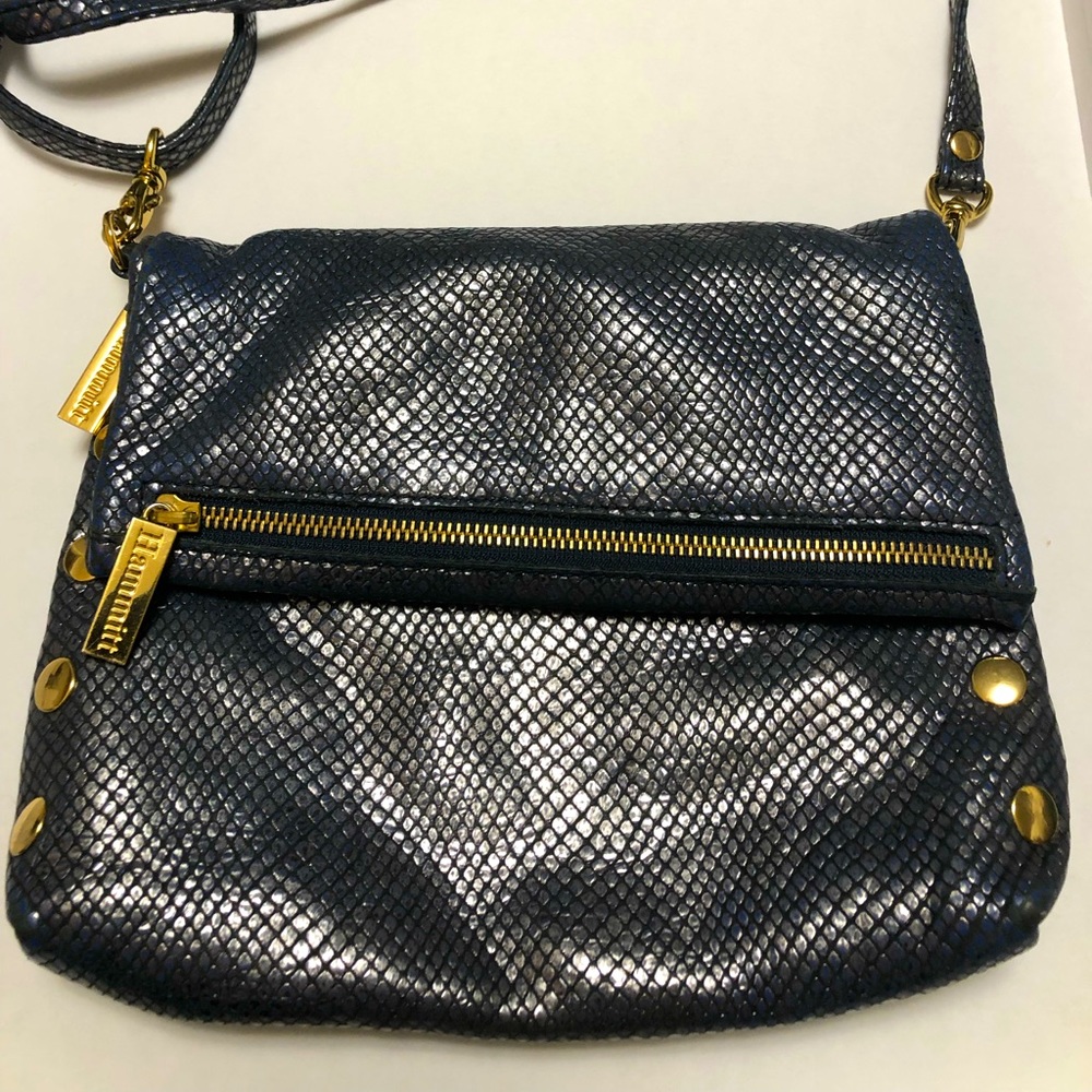Hammett navy and gold VIP medium bag